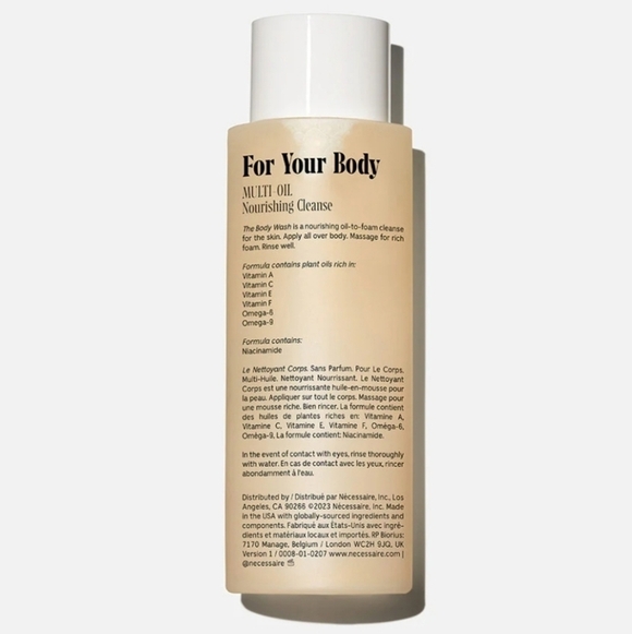 Sephora | Nécessaire The Body Wash Multi-Ceramide Fragrance-Free 8.4oz - Picture 2 of 3